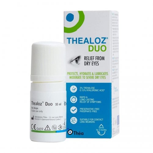 Thea Thealoz Duo Οφθαλμικό Προστατευτικό Διάλυμα, 10ml